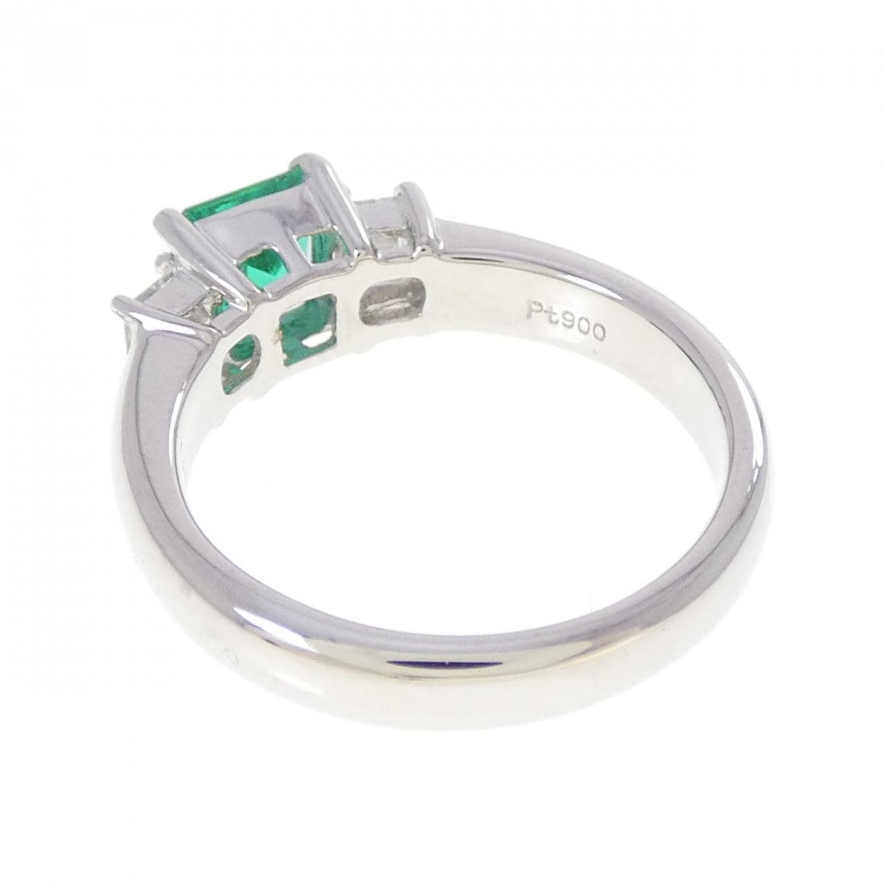 PT900 エメラルド リング 0.63CT
