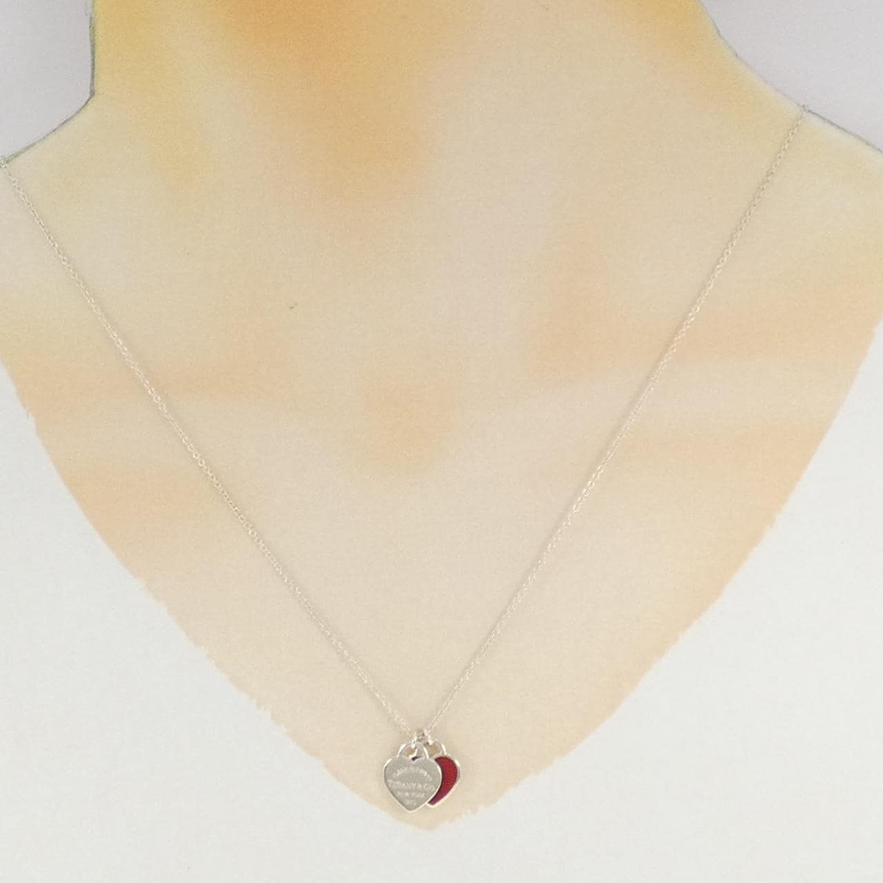 ティファニー リターントゥティファニー ミニ ダブルハートタグ ネックレス