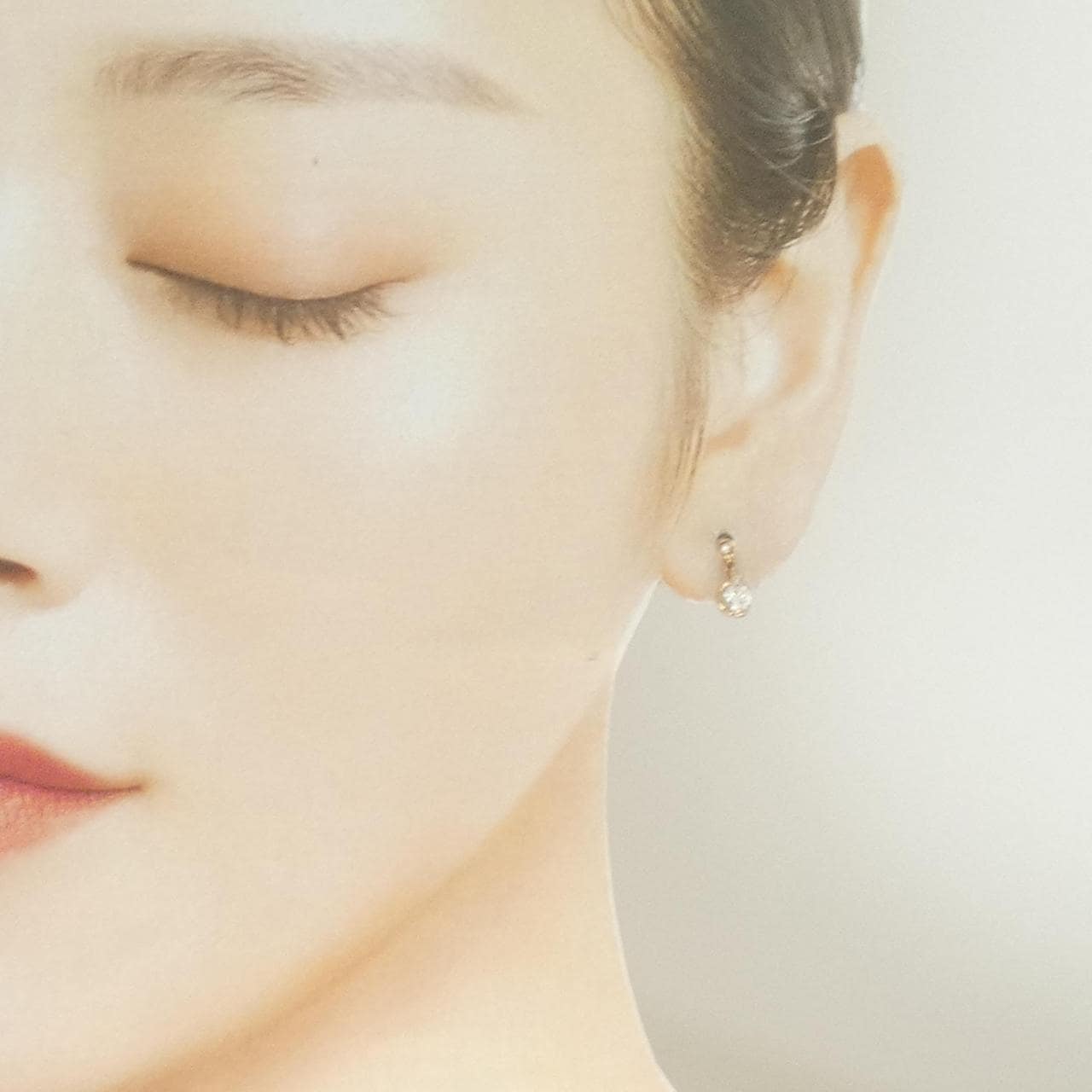 K18PG ダイヤモンド ピアス 0.44CT