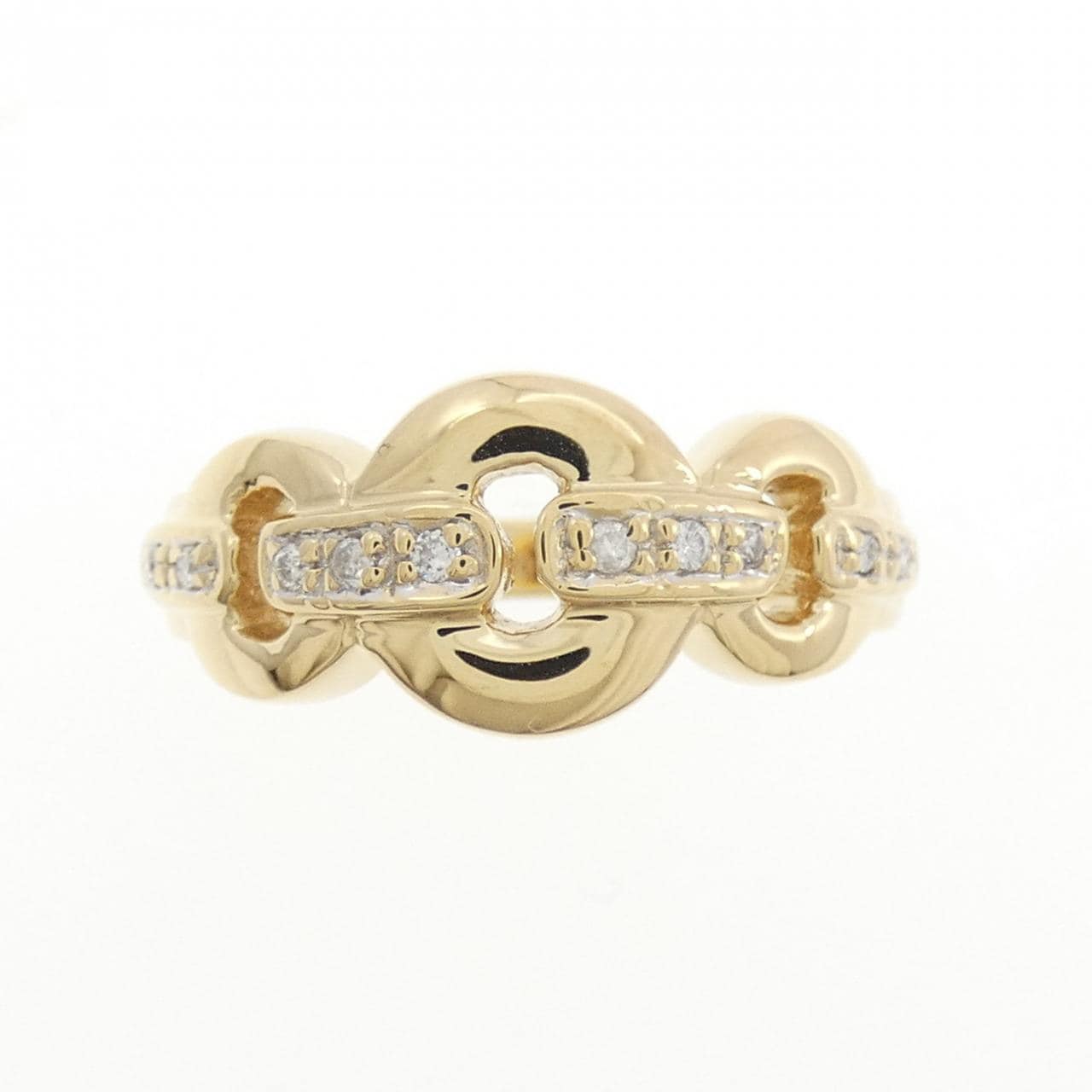 K18YG ダイヤモンド リング 0.06CT