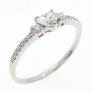 PT900 ハート ダイヤモンド リング 0.194CT