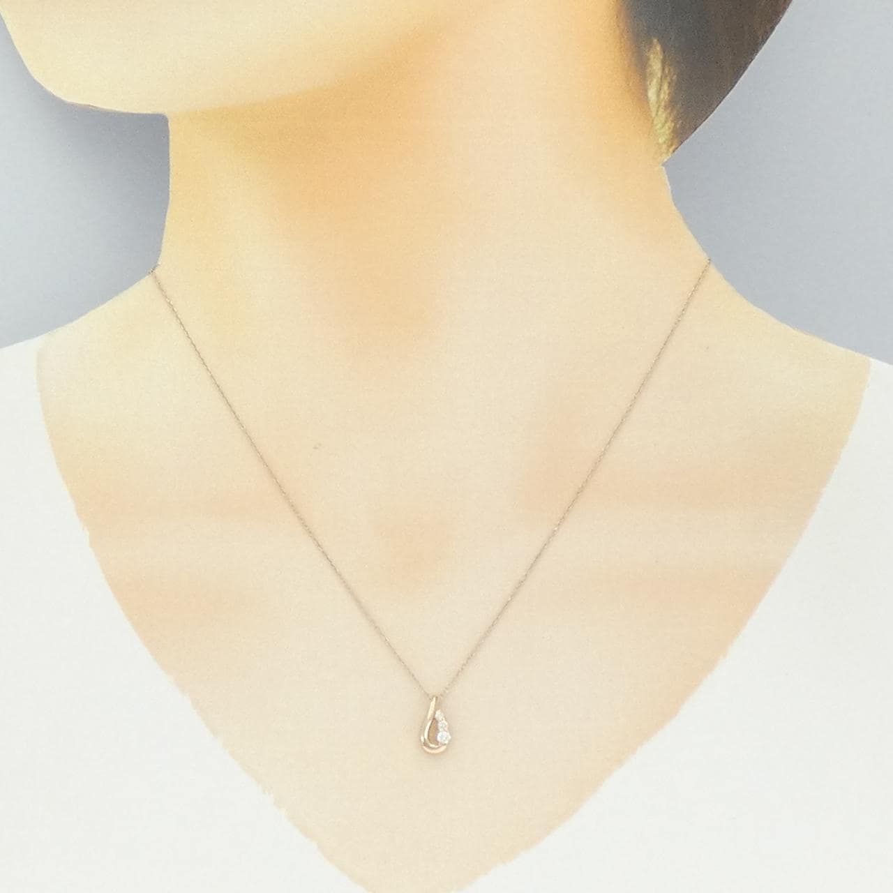 4゜C ダイヤモンド ネックレス