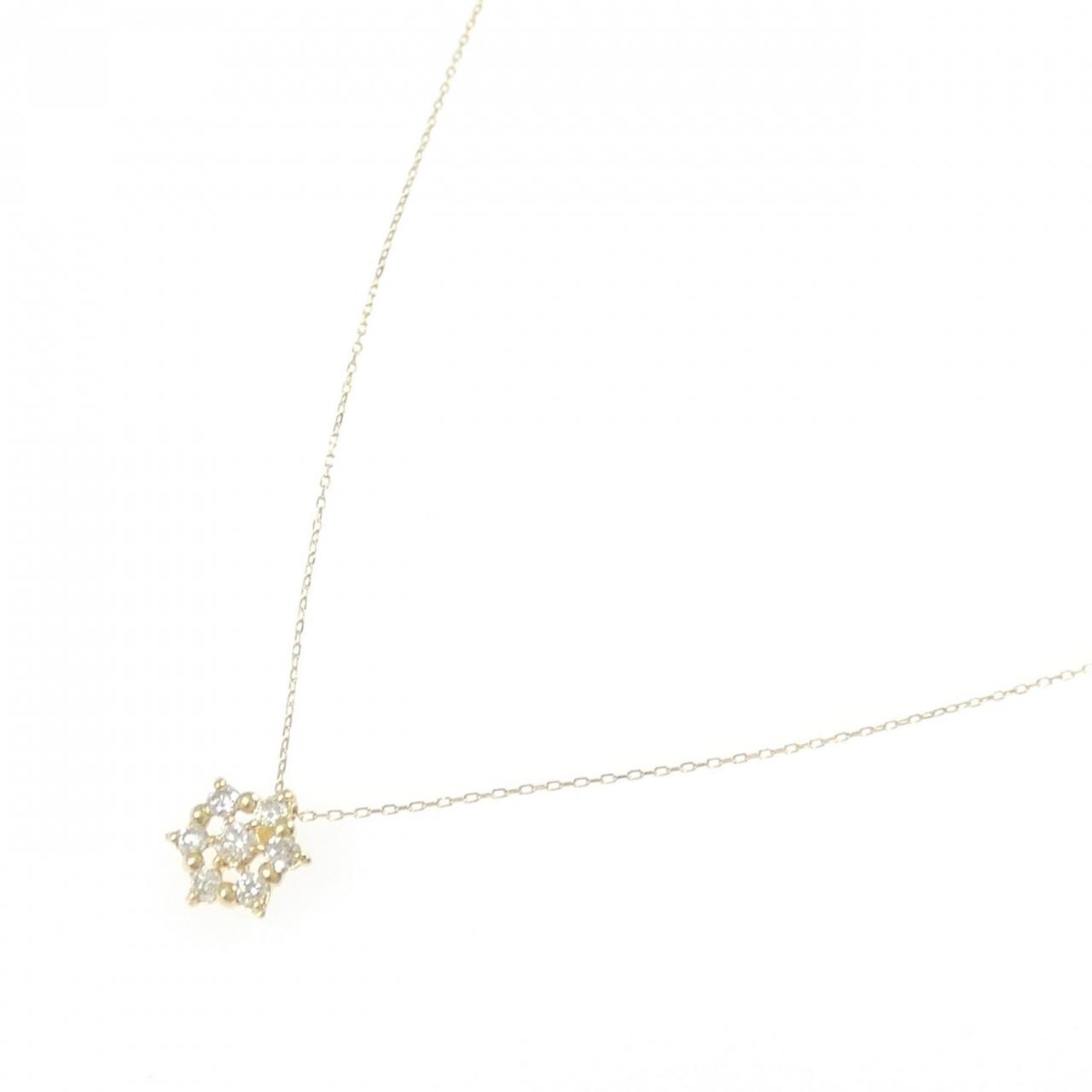 K18YG ダイヤモンド ネックレス 0.20CT