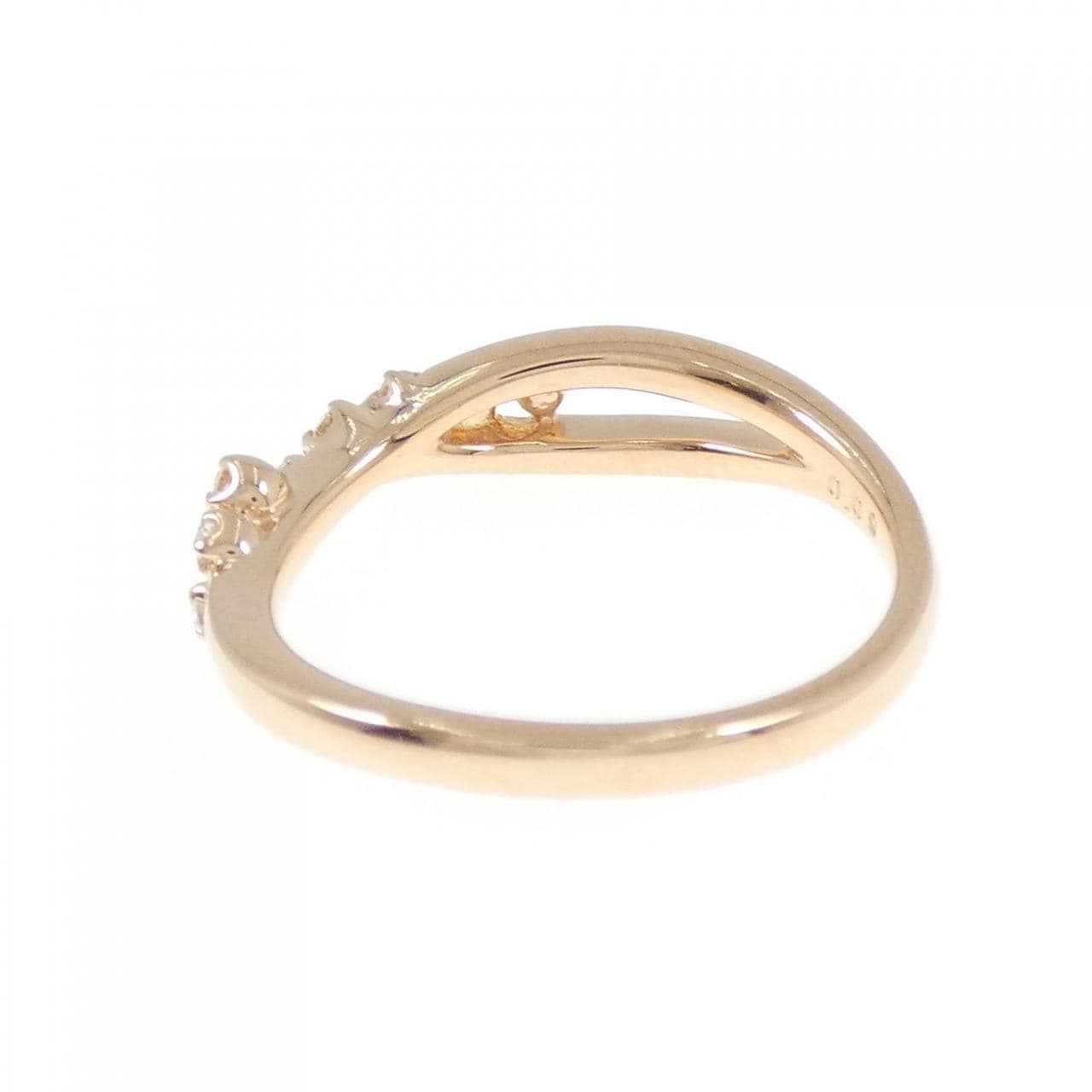 K18PG ダイヤモンド リング 0.09CT