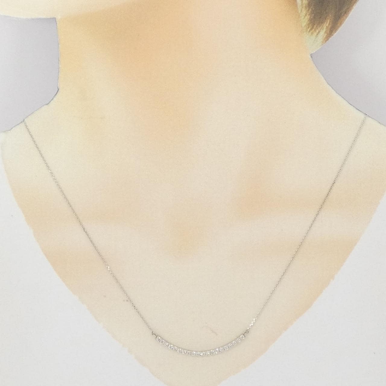 PT900/PT850 ダイヤモンド ネックレス 0.52CT