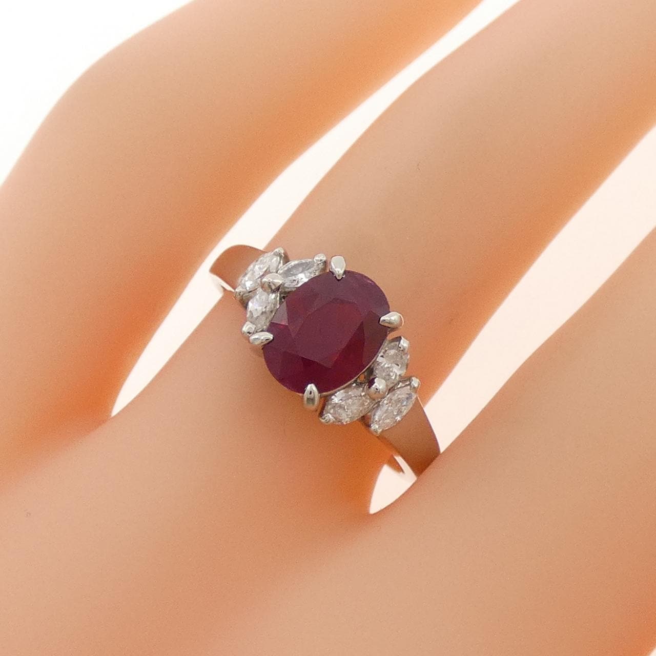 PT850 ルビー リング 1.41CT