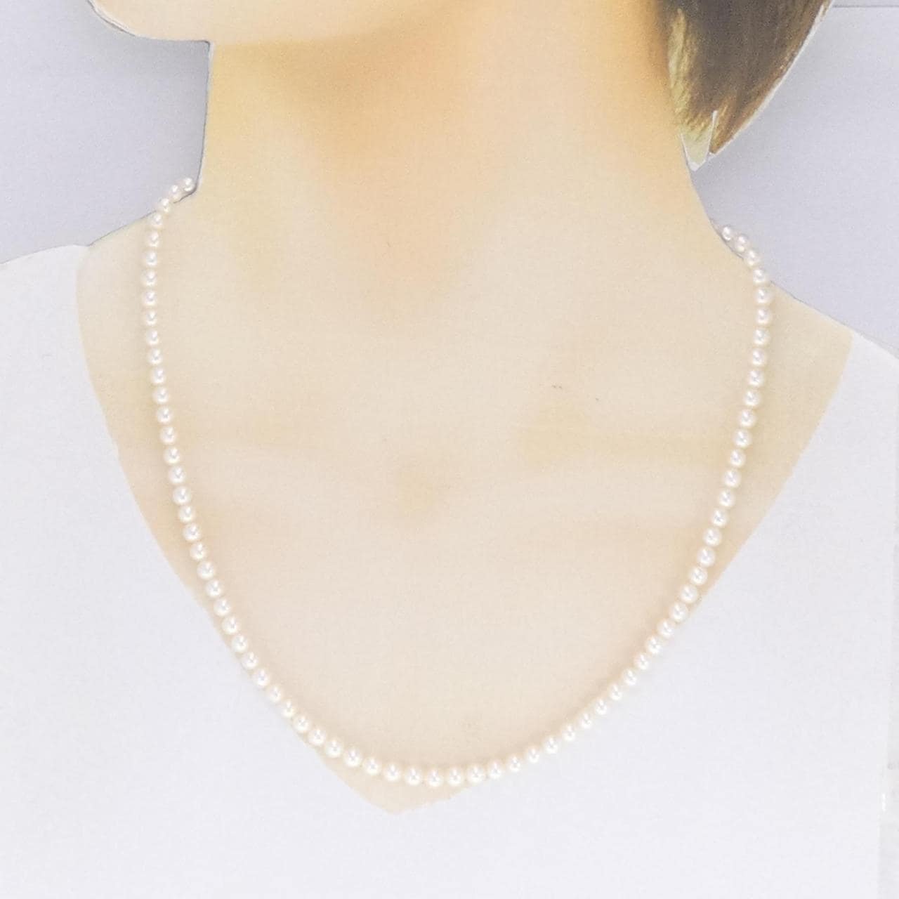 K14WG Akoya pearl necklace 4-4.5mm