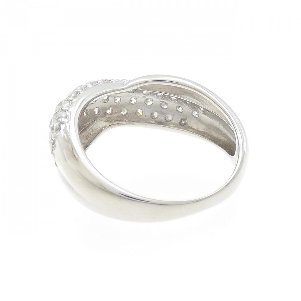 PT900 パヴェ ダイヤモンド リング 1.00CT