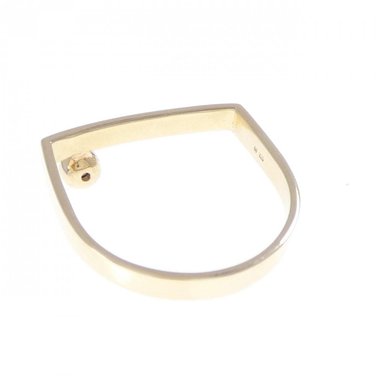 ヒロタカ ゴールドバー リング 0.06CT