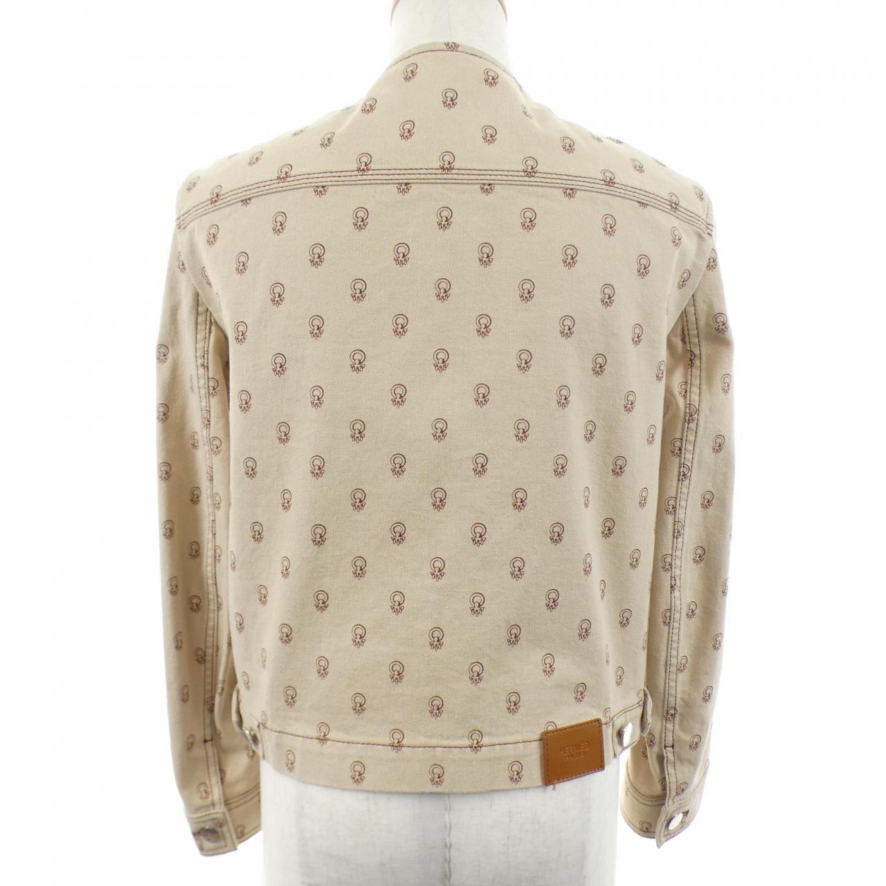 エルメス HERMES セリエボタン 2E0254DS ノーカラージャケット