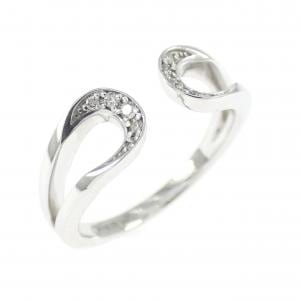 K10WG ダイヤモンド リング 0.05CT