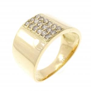 K18YG ダイヤモンド リング 0.30CT