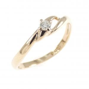 K18PG ダイヤモンド リング 0.05CT
