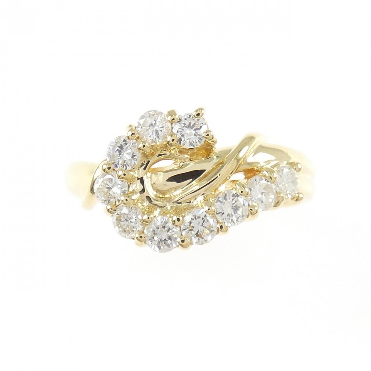 K18YG ダイヤモンド リング 0.51CT