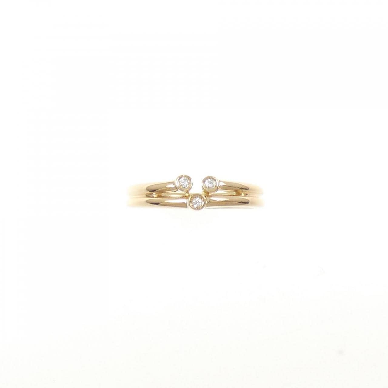 K18YG ダイヤモンド リング 0.025CT