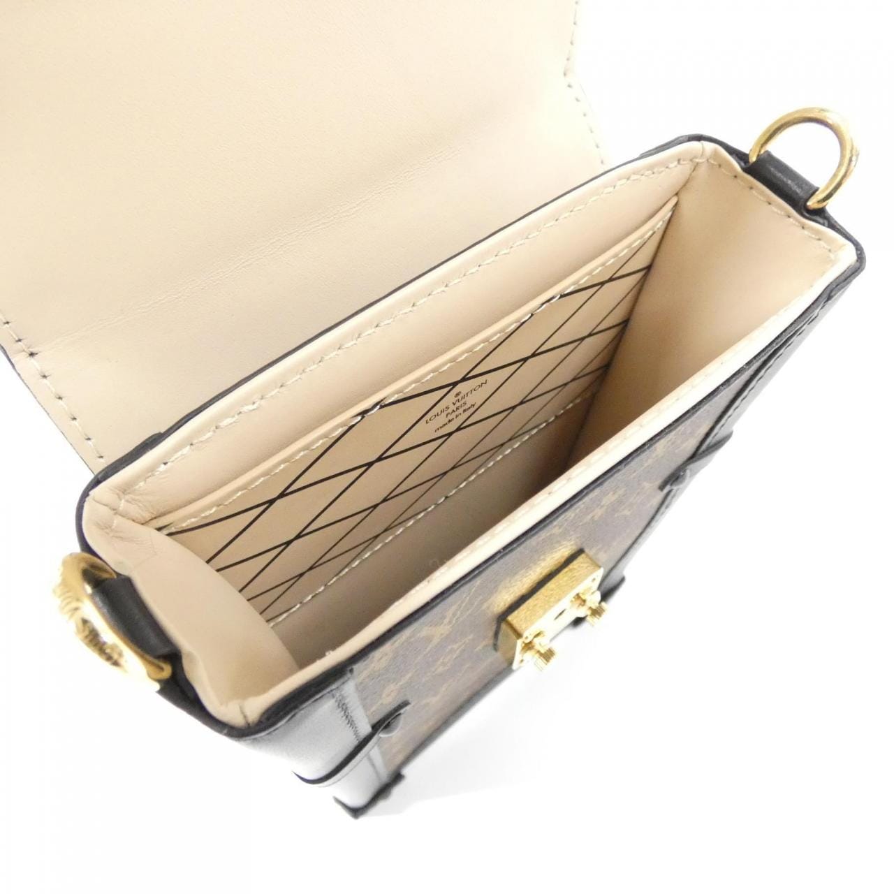 ルイヴィトン モノグラム ポシェット トランク ヴェルティカル M63913 ショルダーバッグ