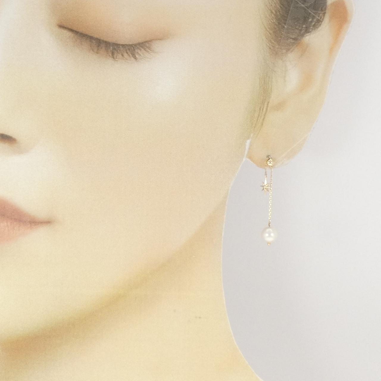STAR JEWELRY Akoya Pearl Earrings 6mm
