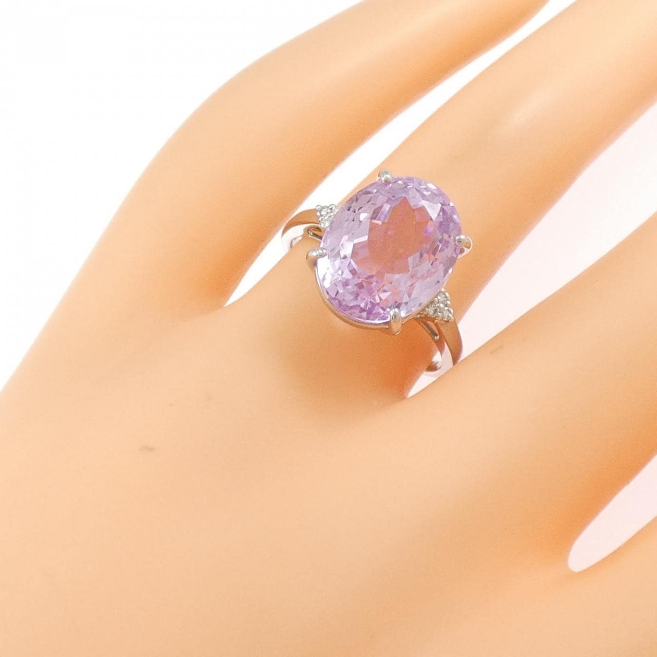 PT950 クンツァイト リング 8.00CT