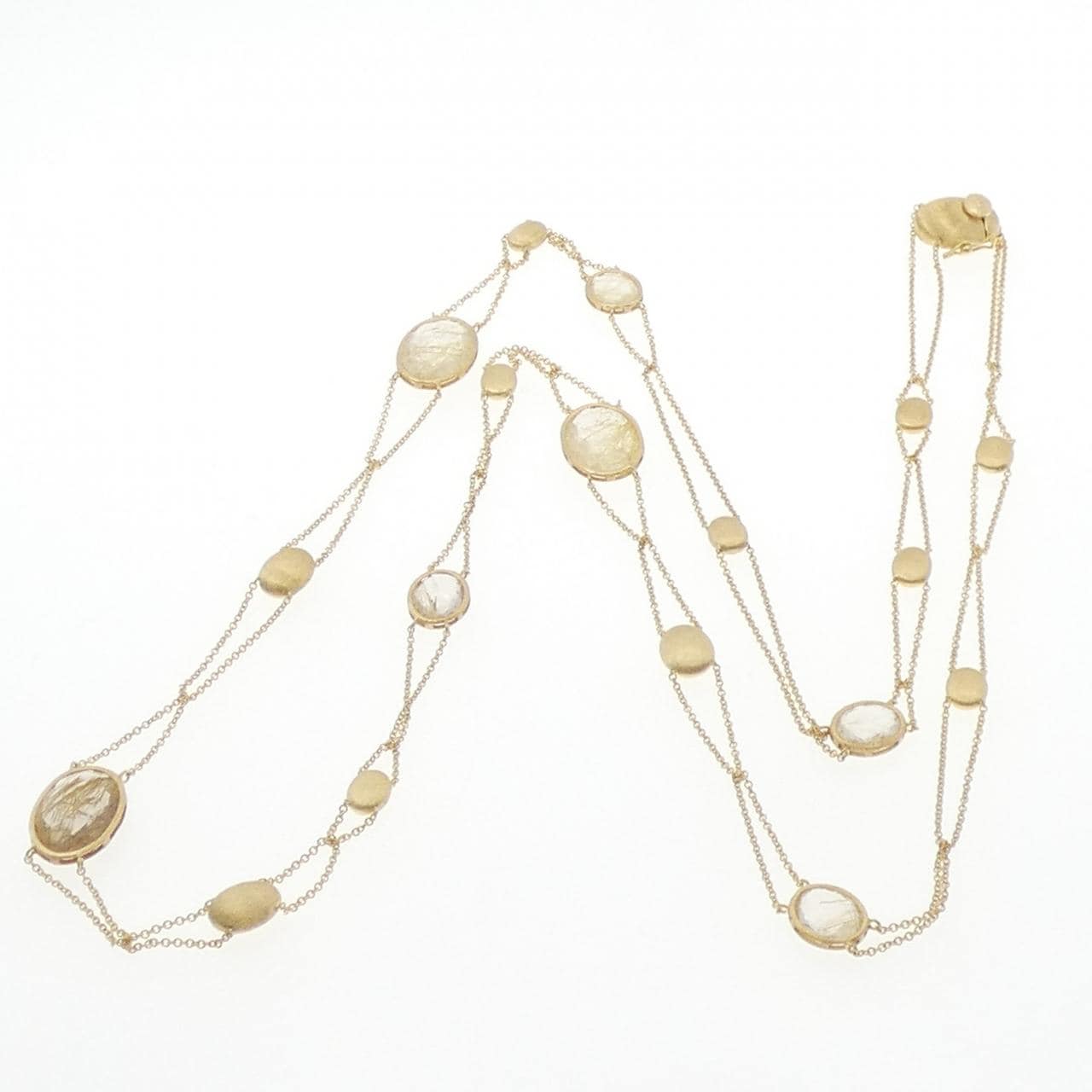 ナニス  ルチルクオーツ ネックレス