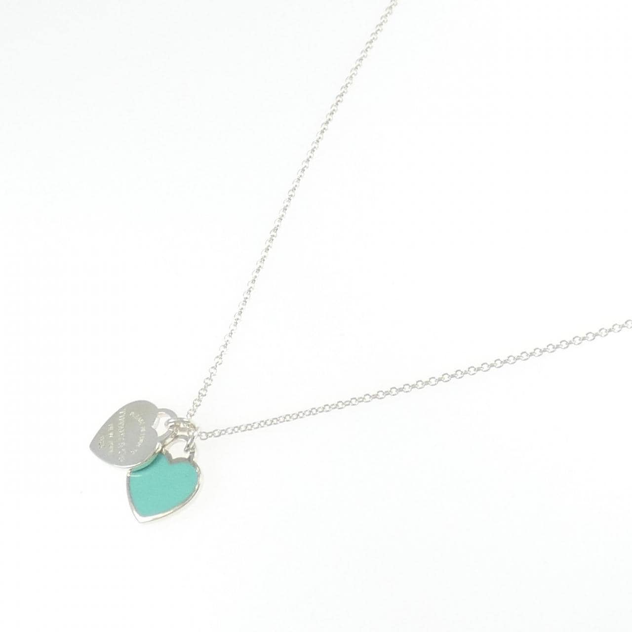 ティファニー リターントゥティファニー ミニ ダブル ハートタグ ネックレス