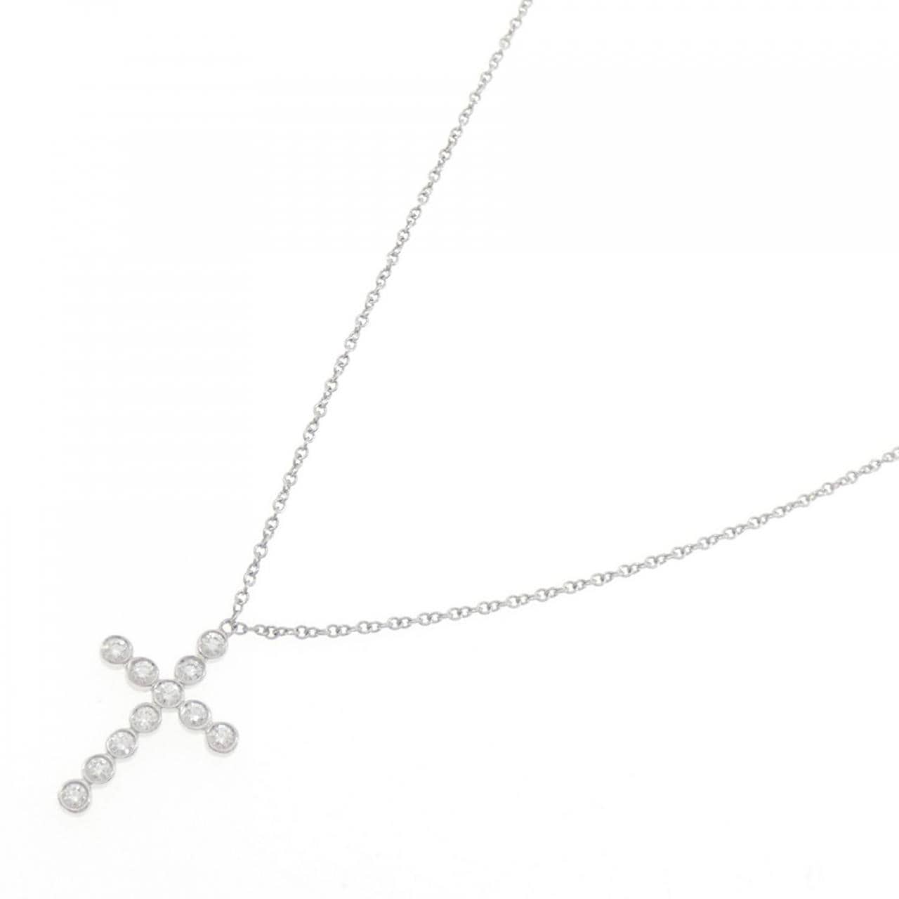 ティファニー ベゼルクロス ミニ ネックレス