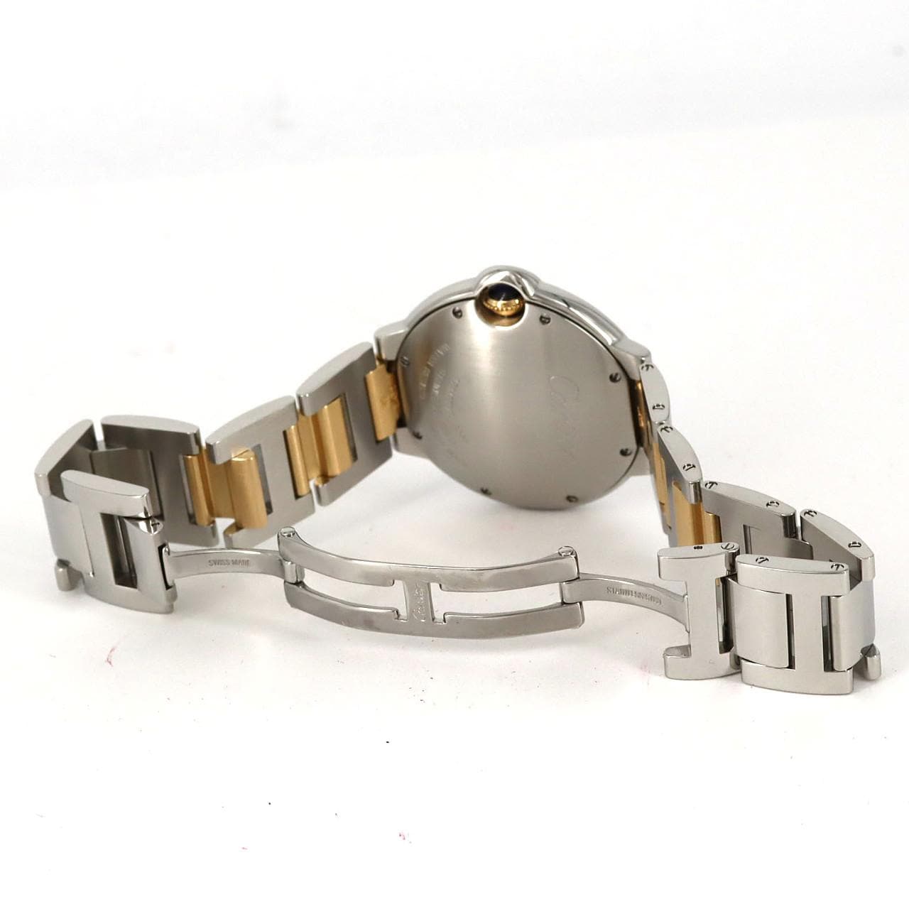 カルティエ バロンブルーMM コンビ W69008Z3 SSxYG クォーツ