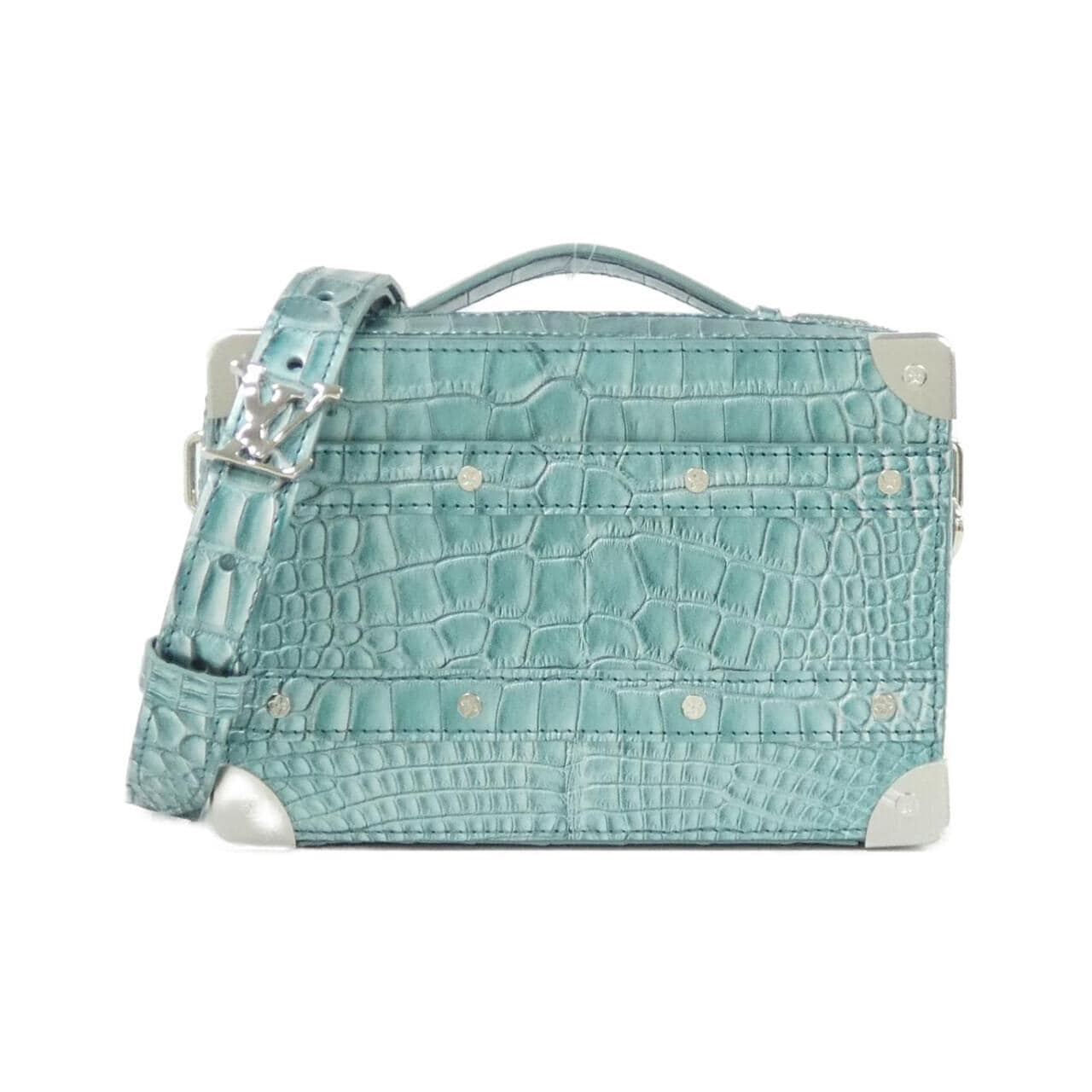 ルイヴィトン エキゾチック レザー ハンドル ソフトトランク N82780 ショルダーバッグ