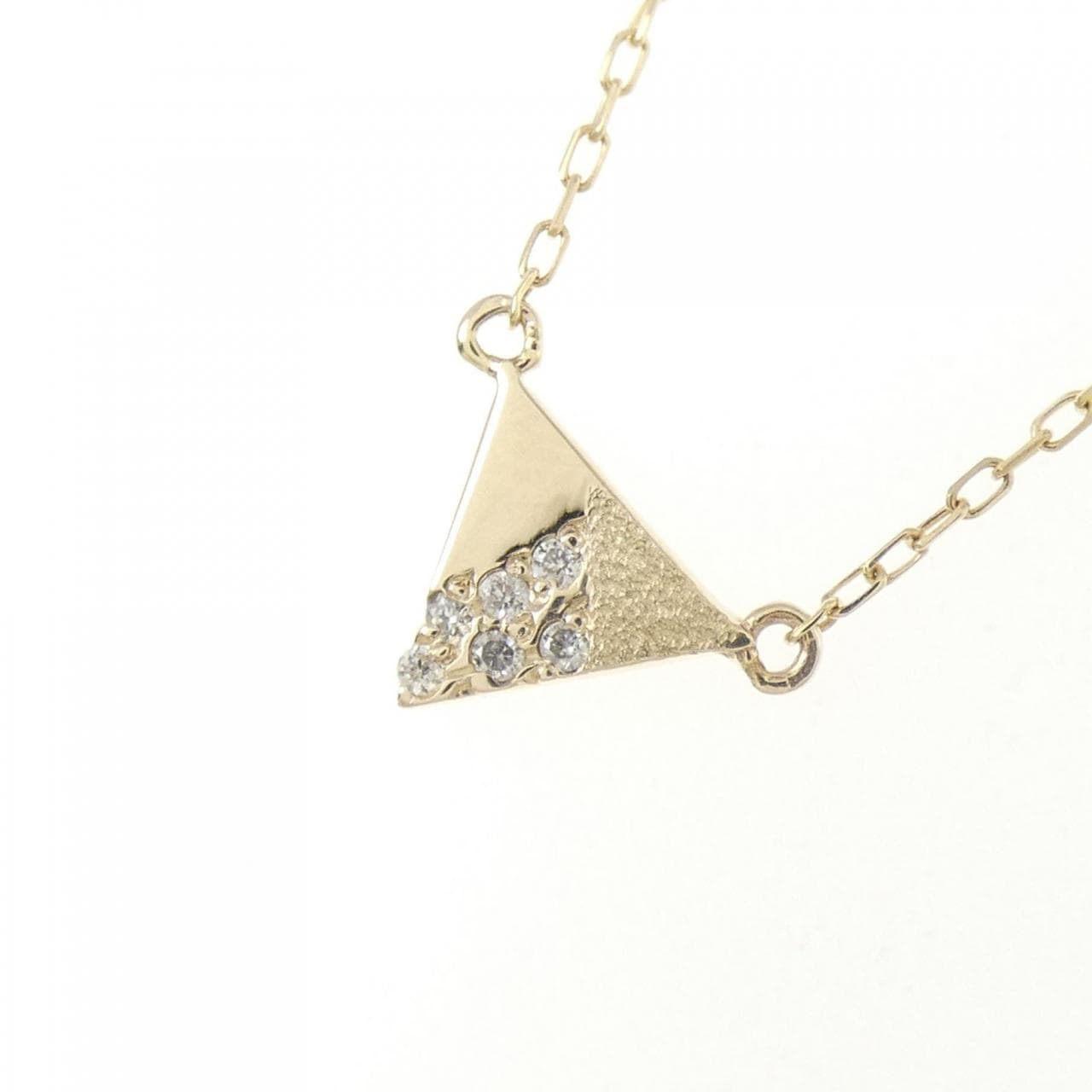 K10YG ダイヤモンド ネックレス 0.01CT