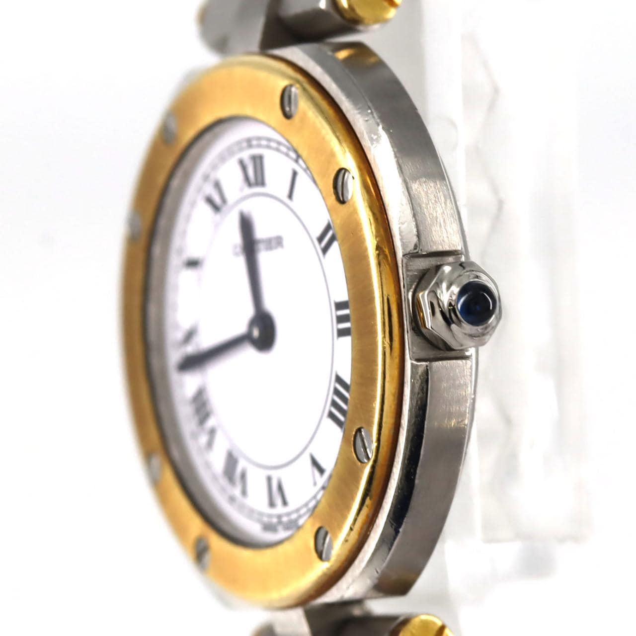 【ノーメンテナンス特価】カルティエ サントスヴァンドーム YGコンビ SSxYG クォーツ