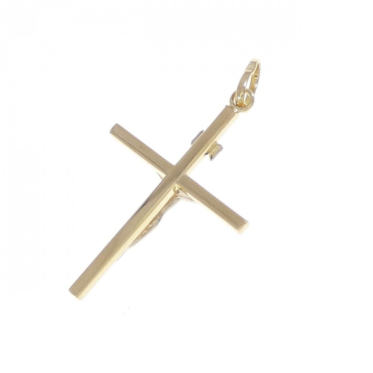 K18YG/K18WG十字架吊墜