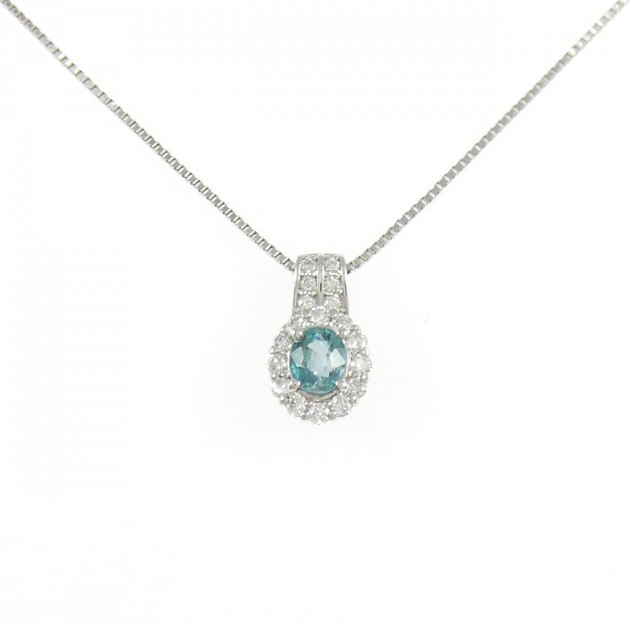 PT900/PT850 グランディディエライト ネックレス 0.360CT