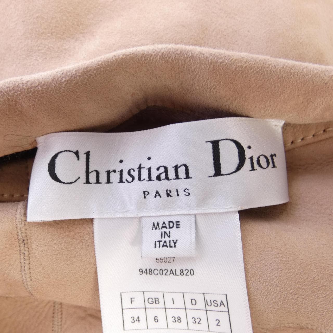 クリスチャンディオール CHRISTIAN DIOR ムートンコート