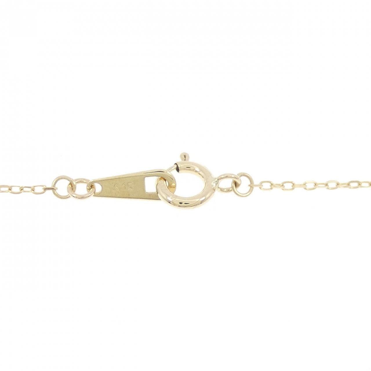 K10YG カラーストーン ネックレス