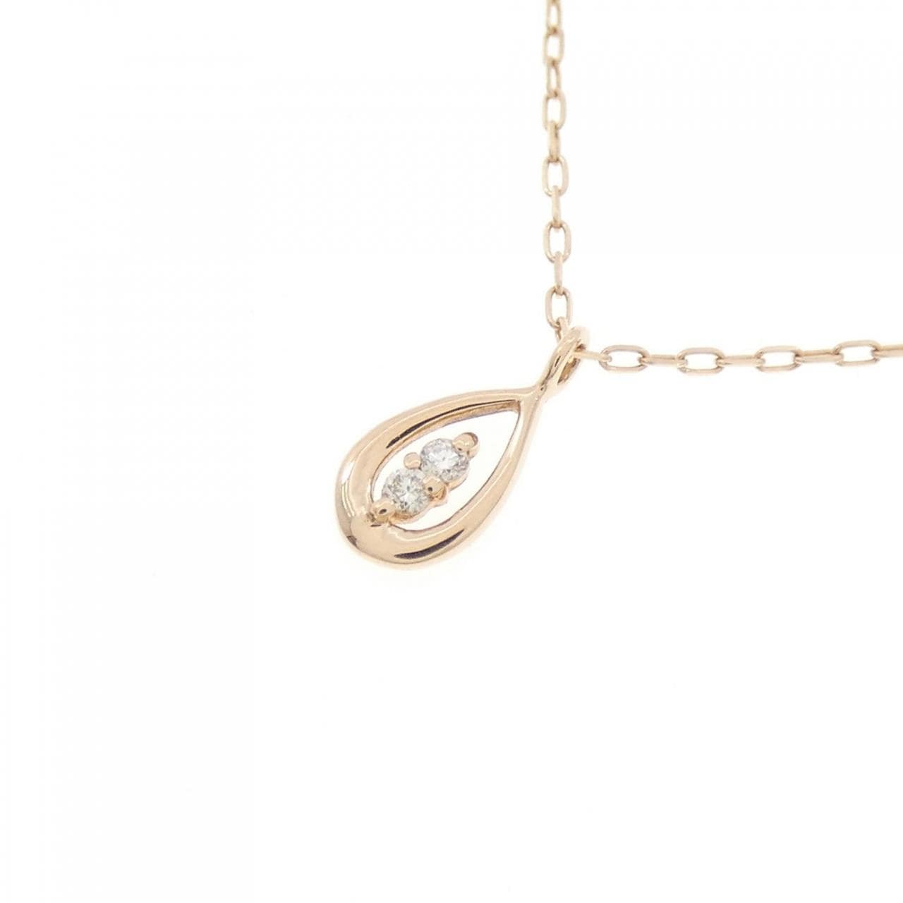 K10PG ダイヤモンド ネックレス 0.01CT