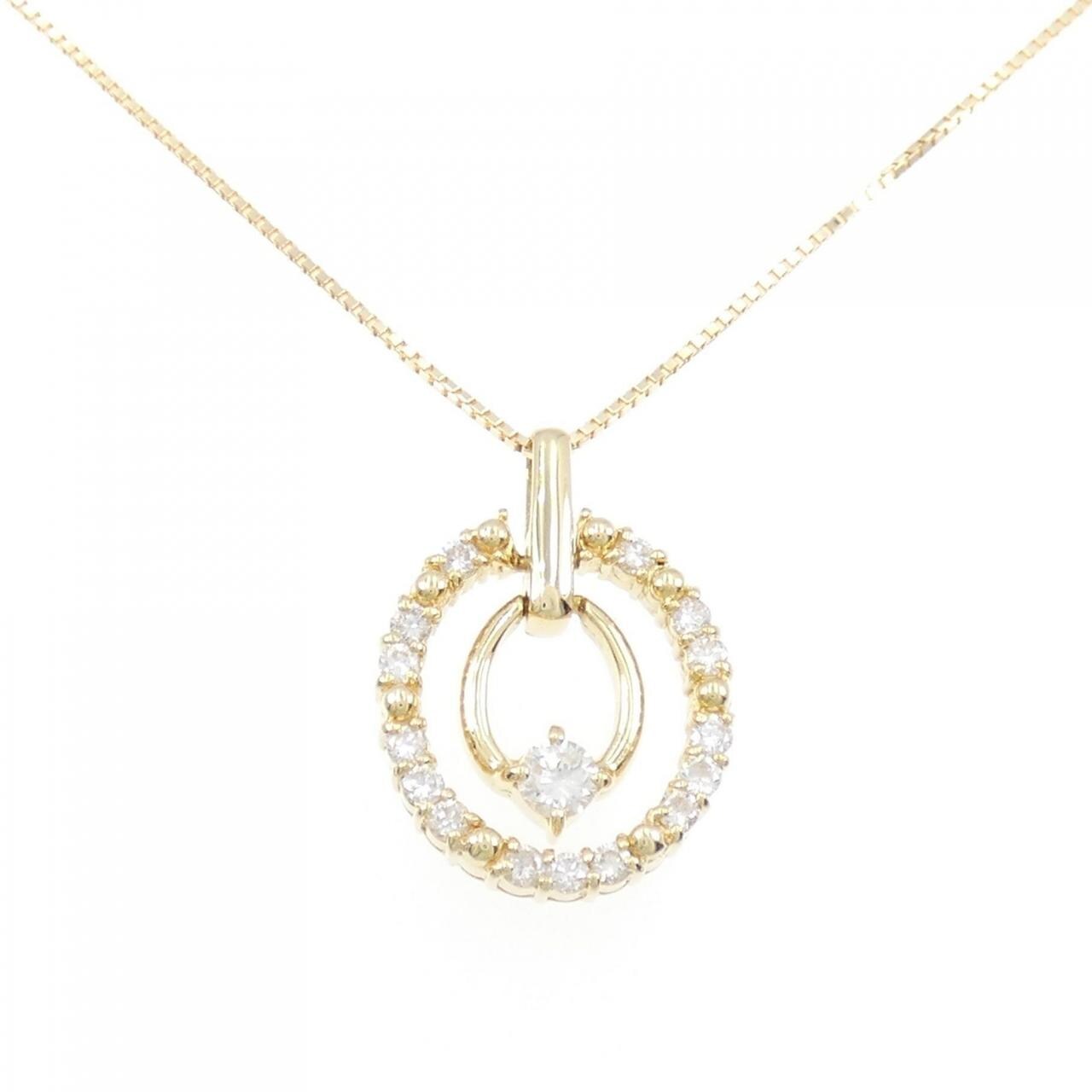 コメ兵｜K18YG ダイヤモンド ネックレス 0.49CT｜ジュエリー