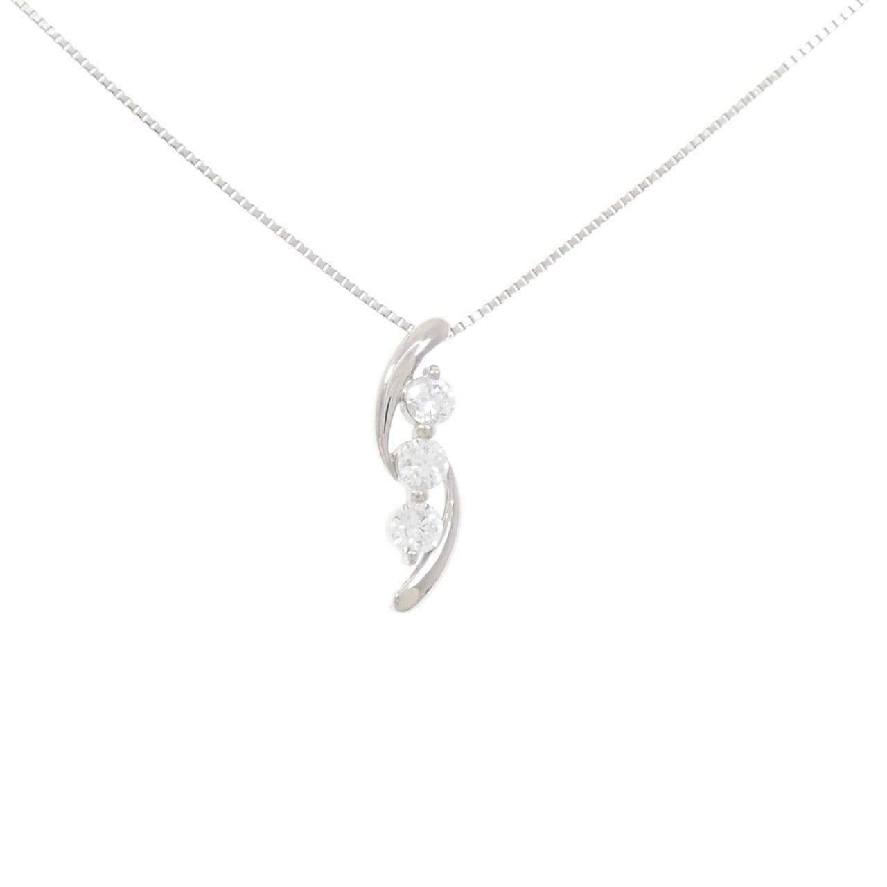 PT900/PT850 ダイヤモンド ネックレス 0.467CT