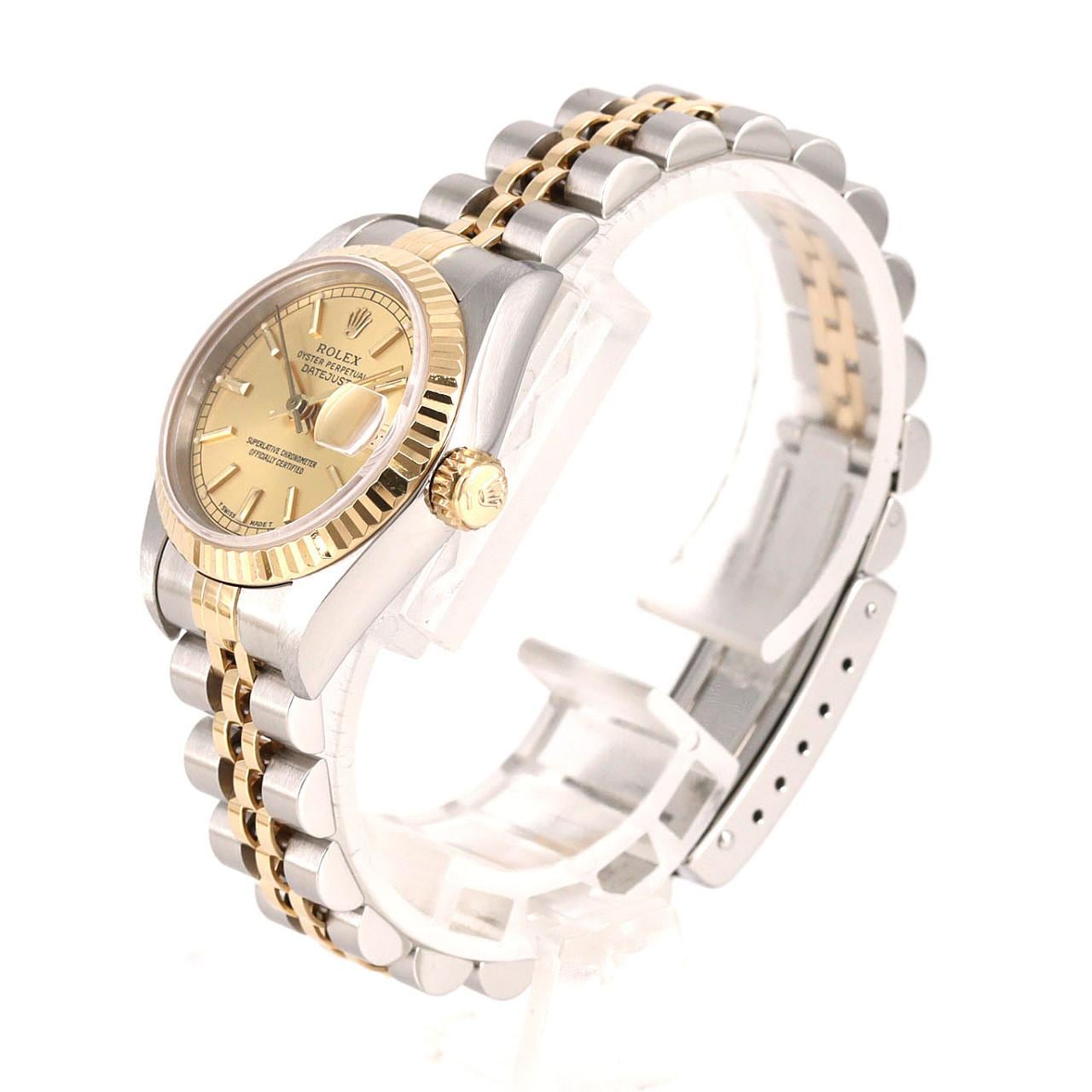 ロレックス デイトジャスト 69173 SSxYG 自動巻 S番