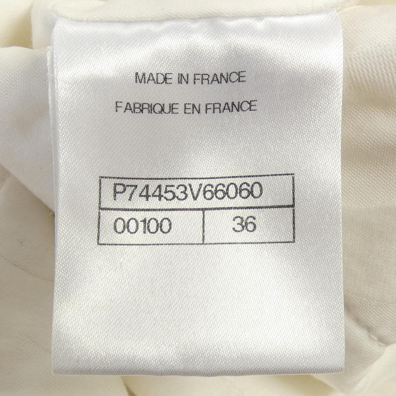 シャネル CHANEL LOOK15 P74453V66060 23P ノーカラージャケット