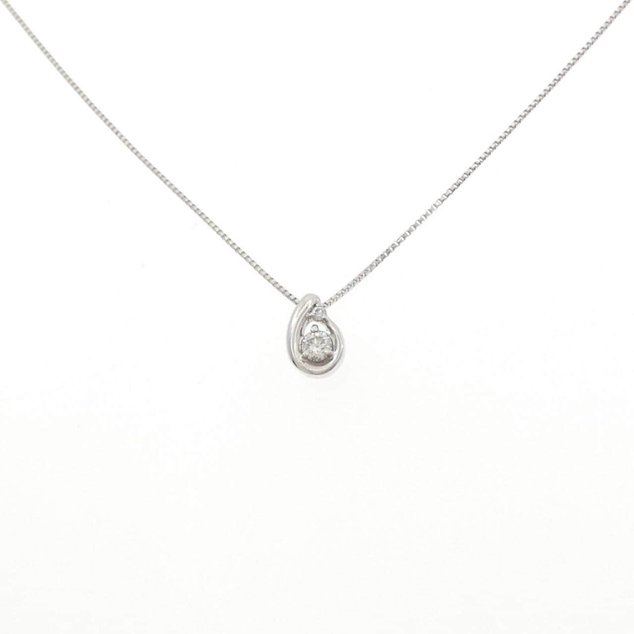 PT900/PT850 ダイヤモンド ネックレス 0.08CT