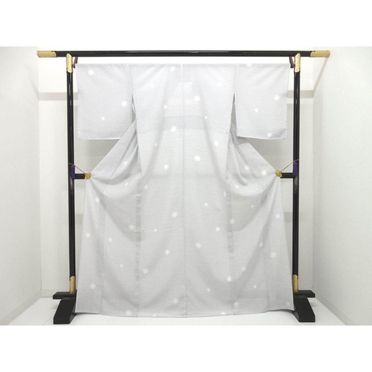 【新品】単衣　駒絽小紋