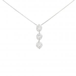 PT900/PT850 ダイヤモンド ネックレス 1.000CT