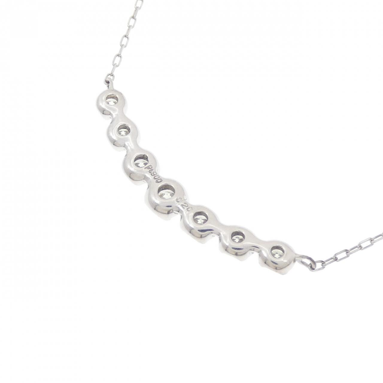 PT900/PT850 ダイヤモンド ネックレス 0.20CT
