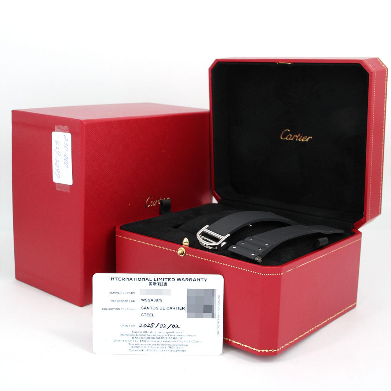 カルティエ サントス･ドゥ･カルティエクロノグラフ XL JAPAN LTD WSSA0078 SS 自動巻