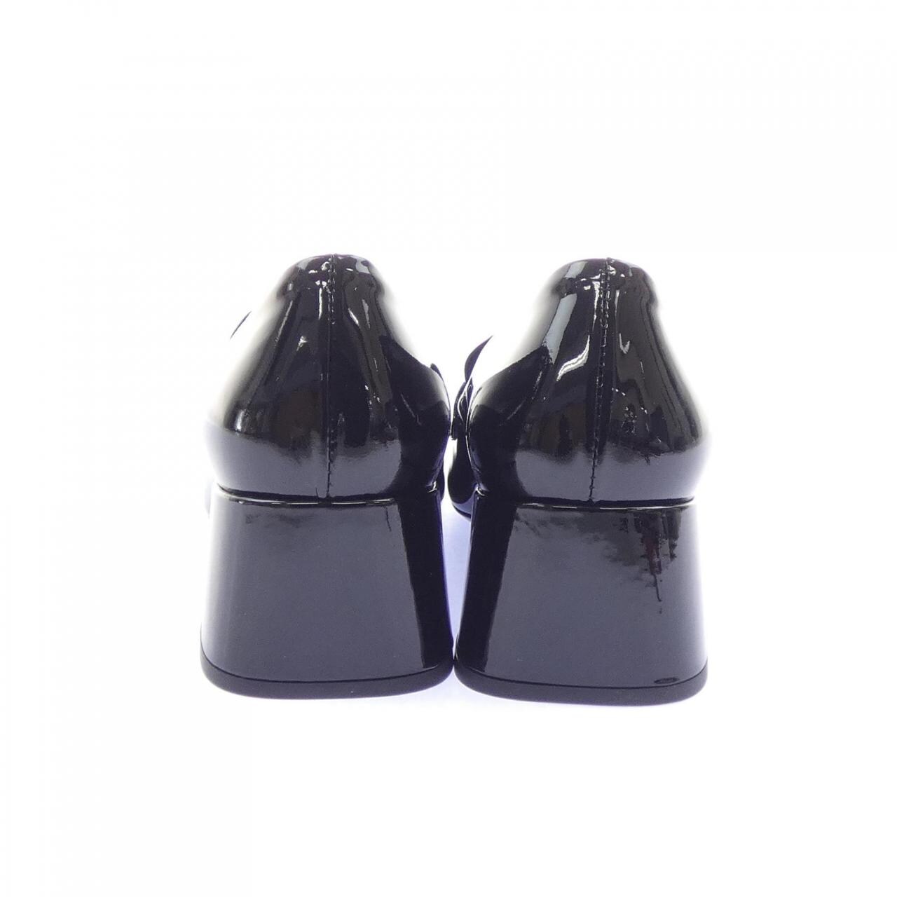 プラダ PRADA トライアングルロゴ チャンキーヒールローファー 1D763M シューズ