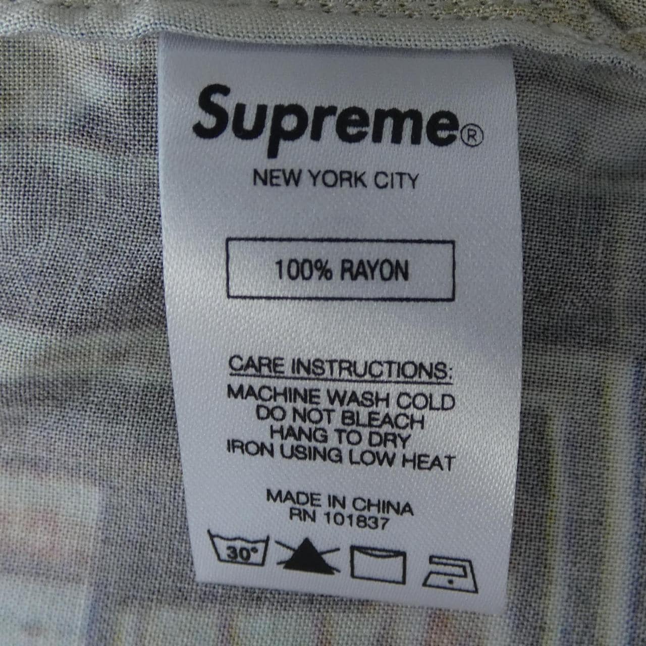 シュプリーム SUPREME Drugs Rayon Shirt S/Sシャツ