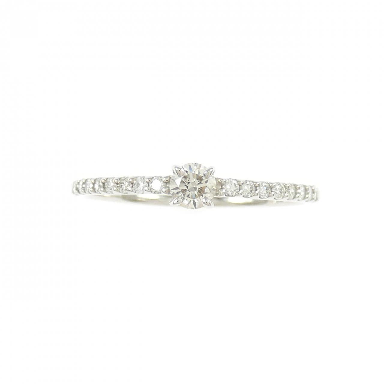 PT900 Diamond Ring 0.12CT