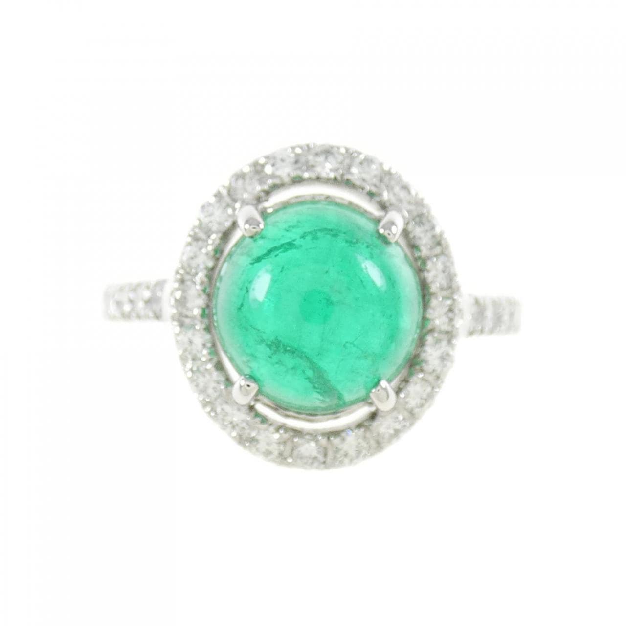 750WG Emerald Ring 3.418CT