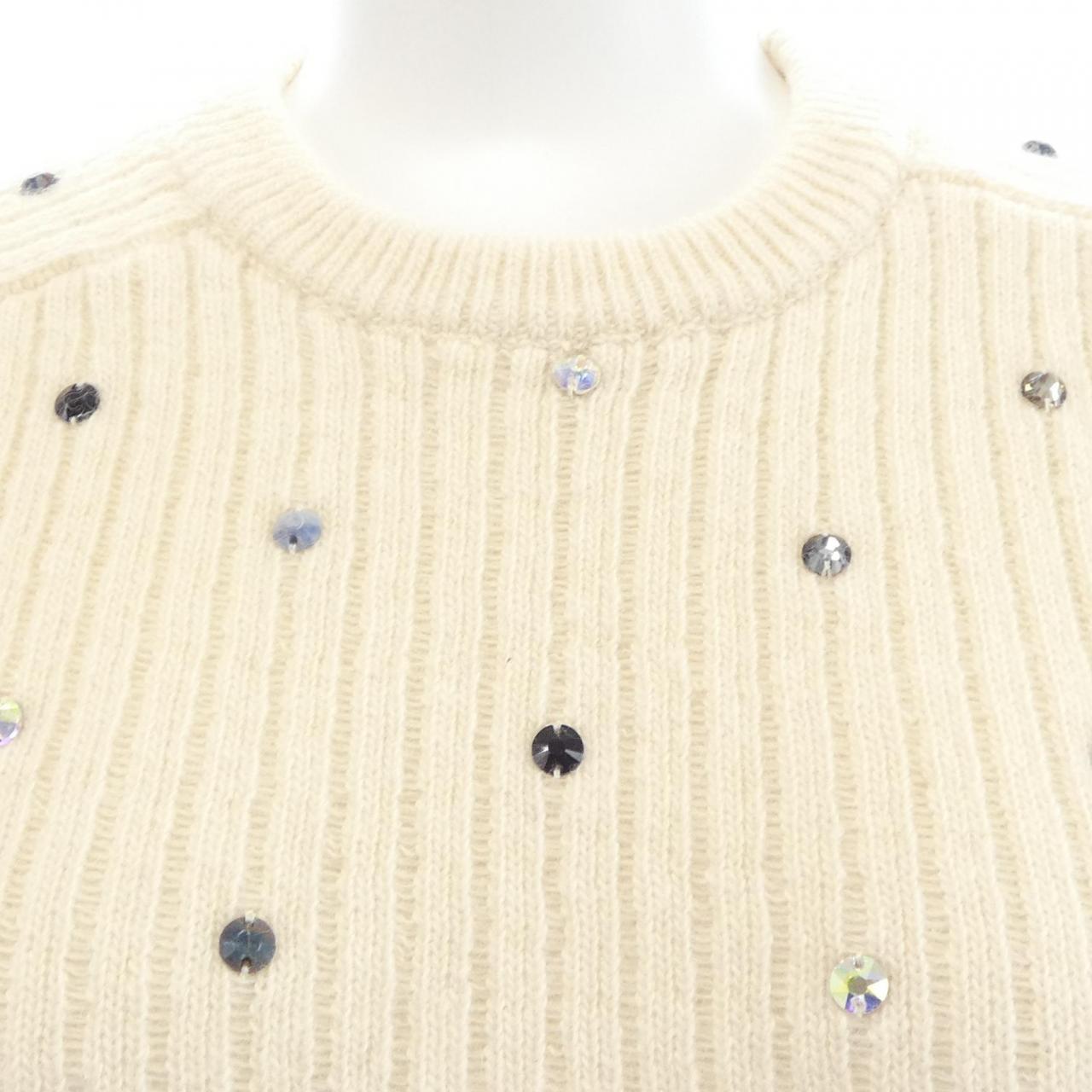 ルイヴィトン LOUIS VUITTON ラインストーンリブニットドレス FPKD13ANA ワンピース