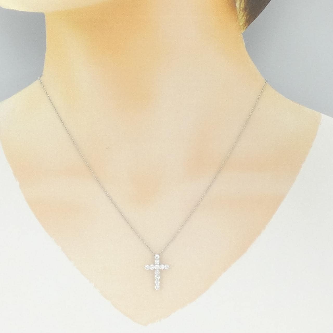 TIFFANY小號十字架項鍊