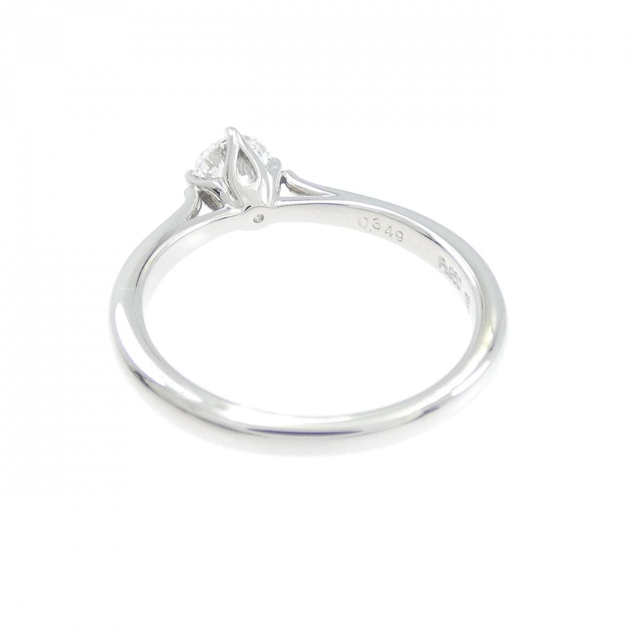 ニワカ ダイヤモンド リング 0.349CT E VVS1 3EXT